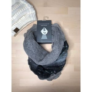 Grey Ombré Covington Soft Knit Loop Scarf